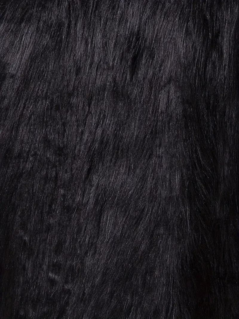 Cappotto di pelliccia sintetica da uomo cardigan invernale di lusso soffice