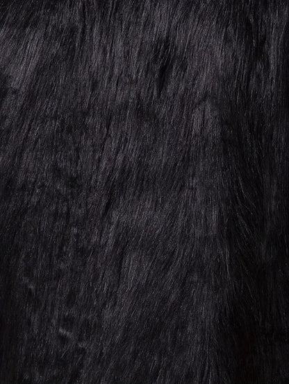 Cappotto di pelliccia sintetica da uomo cardigan invernale di lusso soffice