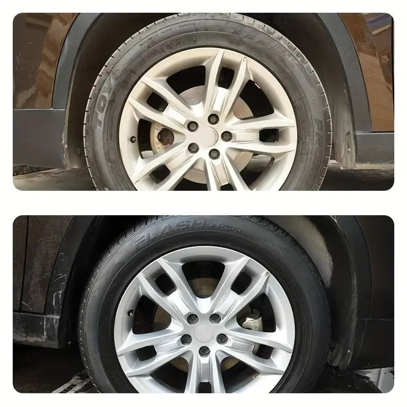 5 Cere per pneumatici auto annerente lucidante durevole Copre le macchie bianche