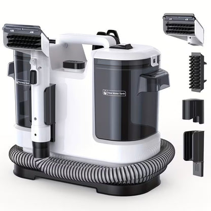 PULITORE PORTATILE TAPPETI E TAPPEZZERIA 600W Sistema di Pulizia in 3 Fasi 20KPa