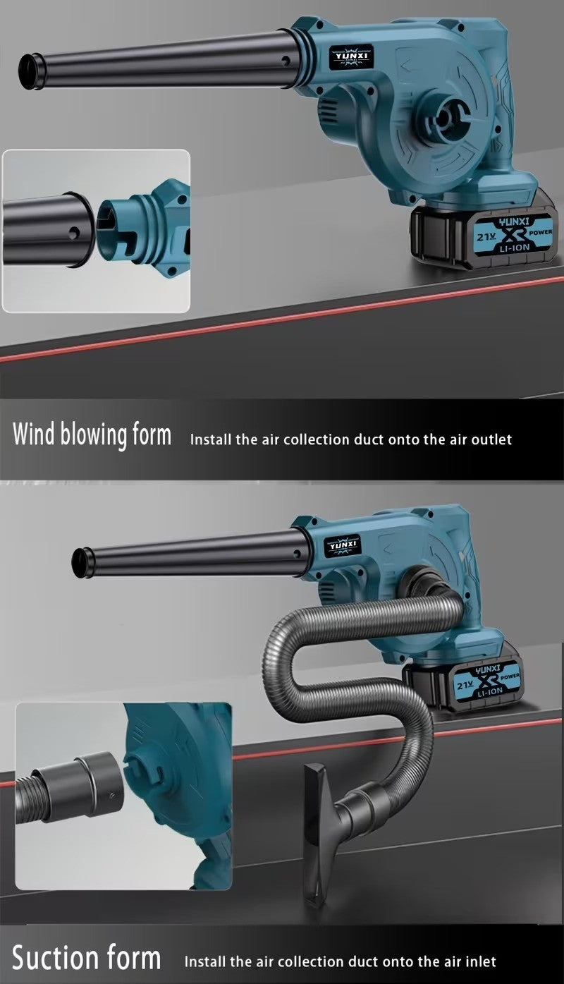 Soffiatore Batteria,300W 12000 r/min per la cura del prato, rimozione di foglie