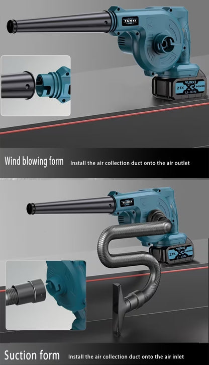 Soffiatore Batteria,300W 12000 r/min per la cura del prato, rimozione di foglie