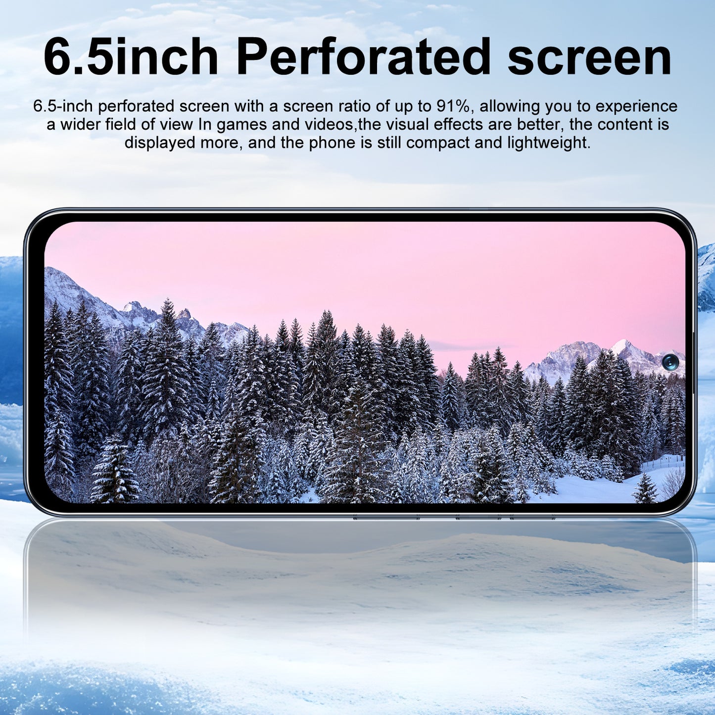 Smartphone with Dual SIM Dual Standby, 3G, 2GB of RAM, 16GB of Storage, a Large 6.5-Inch Touchscreen, 2MP And 5MP Cameras, Android 8.1