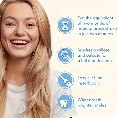 Adult Rotating Electric Toothbrush Gift Set – Ultimate Whitening & Oral Care Solution