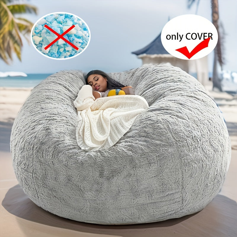 1pc of Extra-Large Memory Foam Furniture And Large Recliner Sofa, Equipped with a Soft Bean Chair Cover