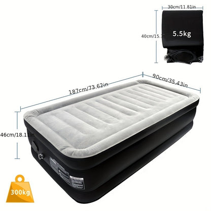 Inflatable Mattress for 1/2 Person Self-inflating Air Mattress Air Mattress (with Built-in Electric Air Pump and Air Bag) for Camping Rapid Inflation