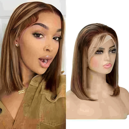 TIMOPOL Halloween Ready 5x1 Bob Lace Front Wig | 180% Plush Full Density & Baby-Soft Strands | Hyper-Real Natural Vibe | HD Invisible Transparent Lace | Stretchy Breathable Cap