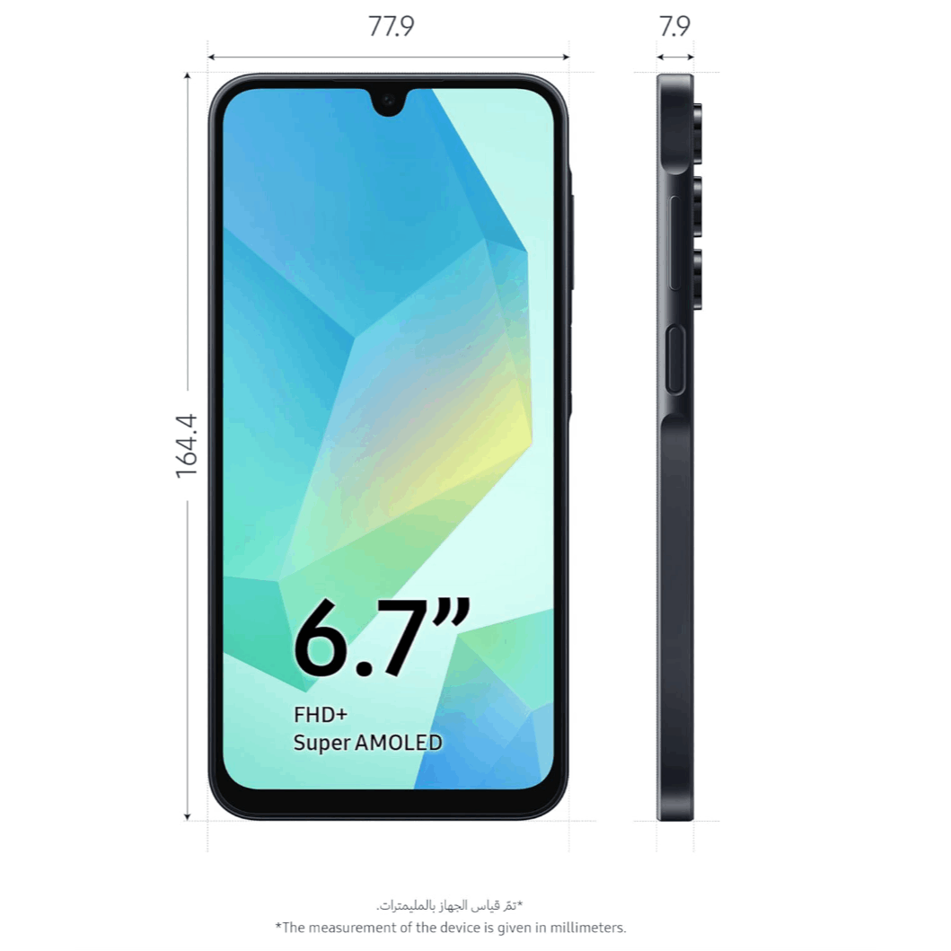 Samsung Galaxy A16 4+128GB 4G Dual SIM - 2-Year Warranty