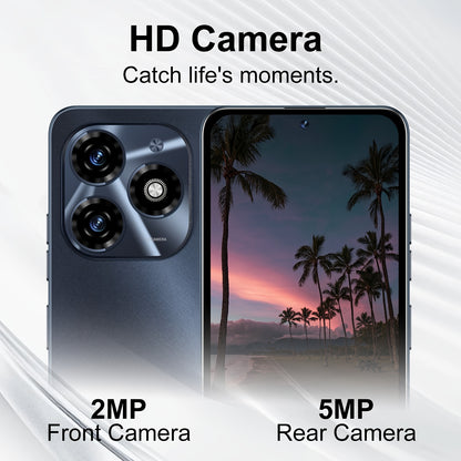 3G Android Smartphone | 2MP+5MP Camera, 6.5-Inch Touch Screen, 2GB RAM, 16GB Storage Space, Dual SIM Dual Standby, GPS, Android 8.1 System