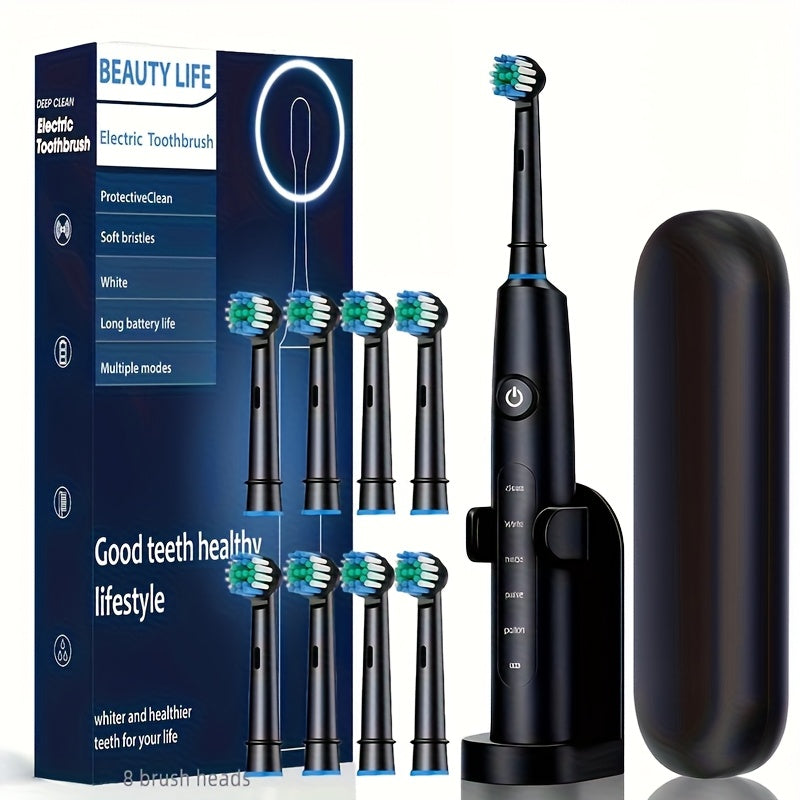 Adult Rotating Electric Toothbrush Gift Set – Ultimate Whitening & Oral Care Solution