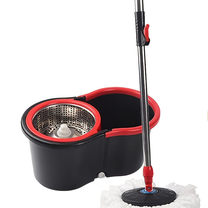Rotating Mop and Bucket Set, 360° Rotating Mop Bucket System