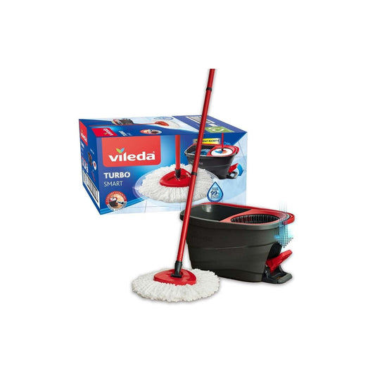 Double Bucket with Pedal Wringer Ultra-Fine Microfiber Rotating Mop