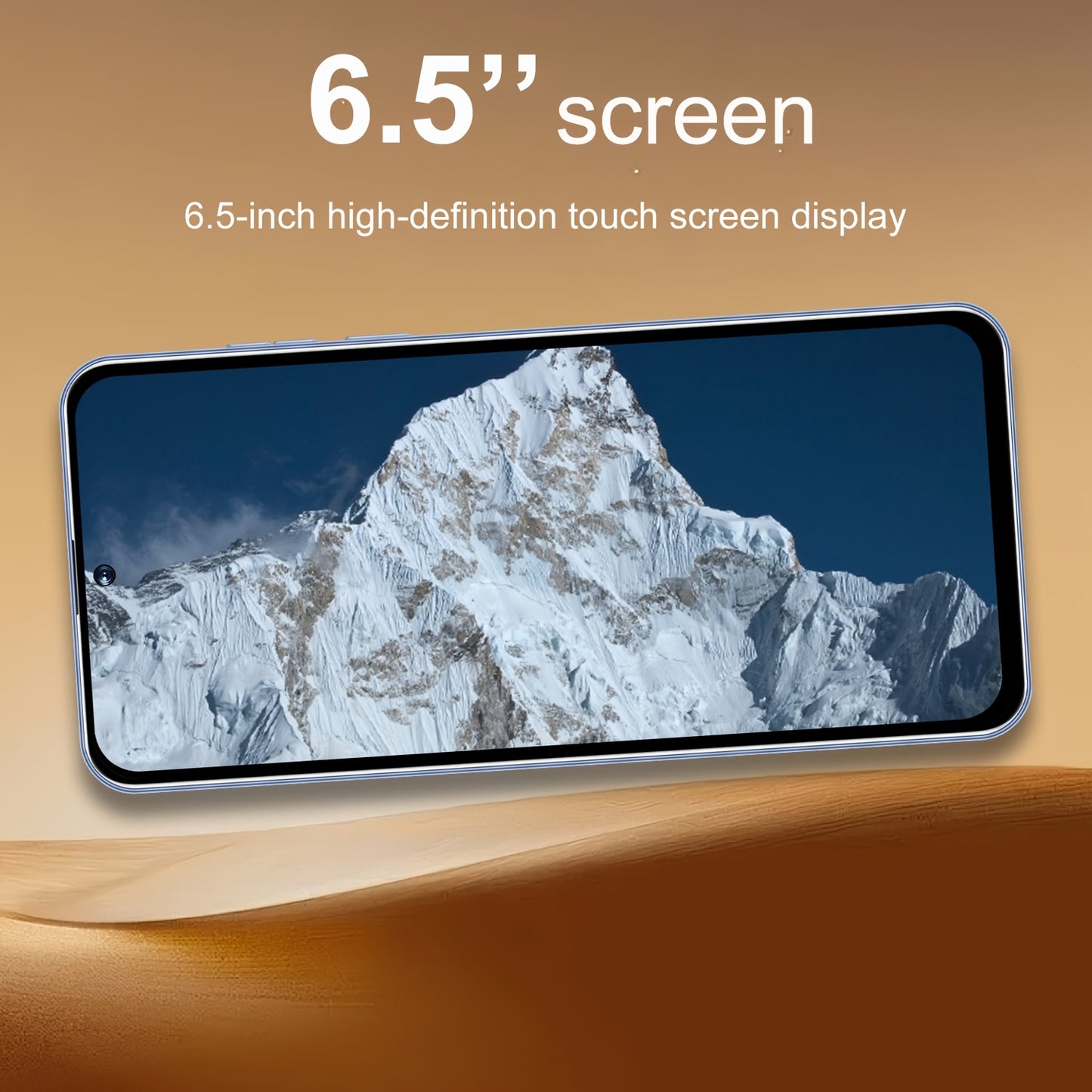 6.56-inch high touch screen, 2GB RAM+16GB ROM dual SIM card, 3000mAh battery, Type-C USB 2MP+16MP high-definition front and rear cameras