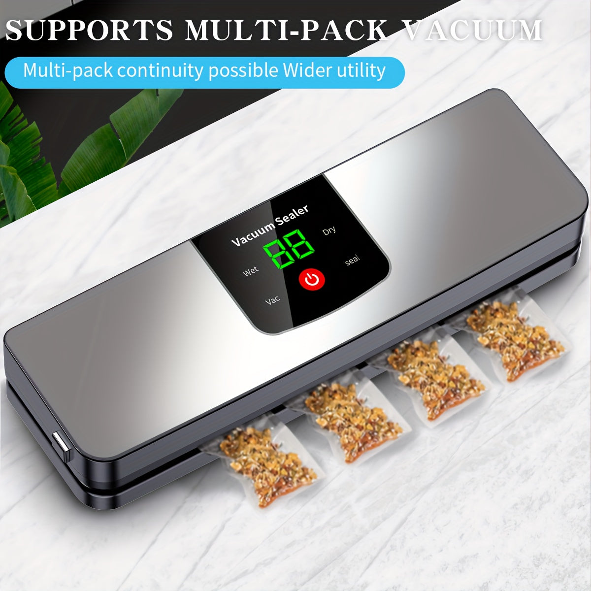 USB Rechargeable Vacuum Sealer Automatic Food Preservation