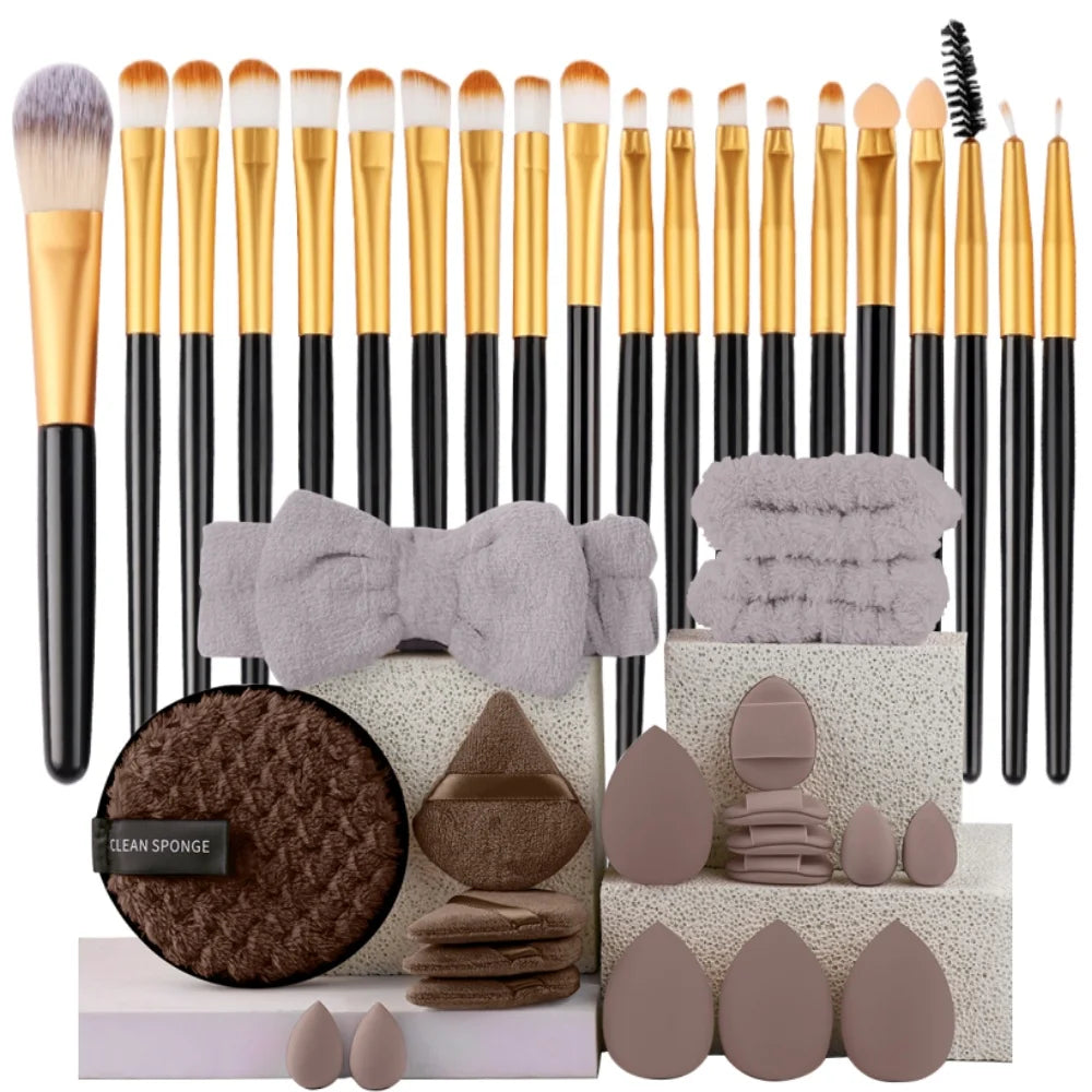 Makeup Brushes Set Premium Synthetic Kabuki Foundation