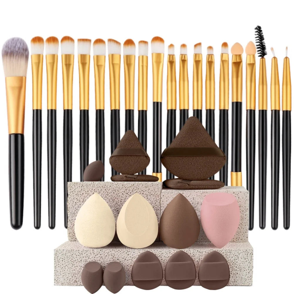 Makeup Brushes Set Premium Synthetic Kabuki Foundation