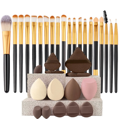 Makeup Brushes Set Premium Synthetic Kabuki Foundation