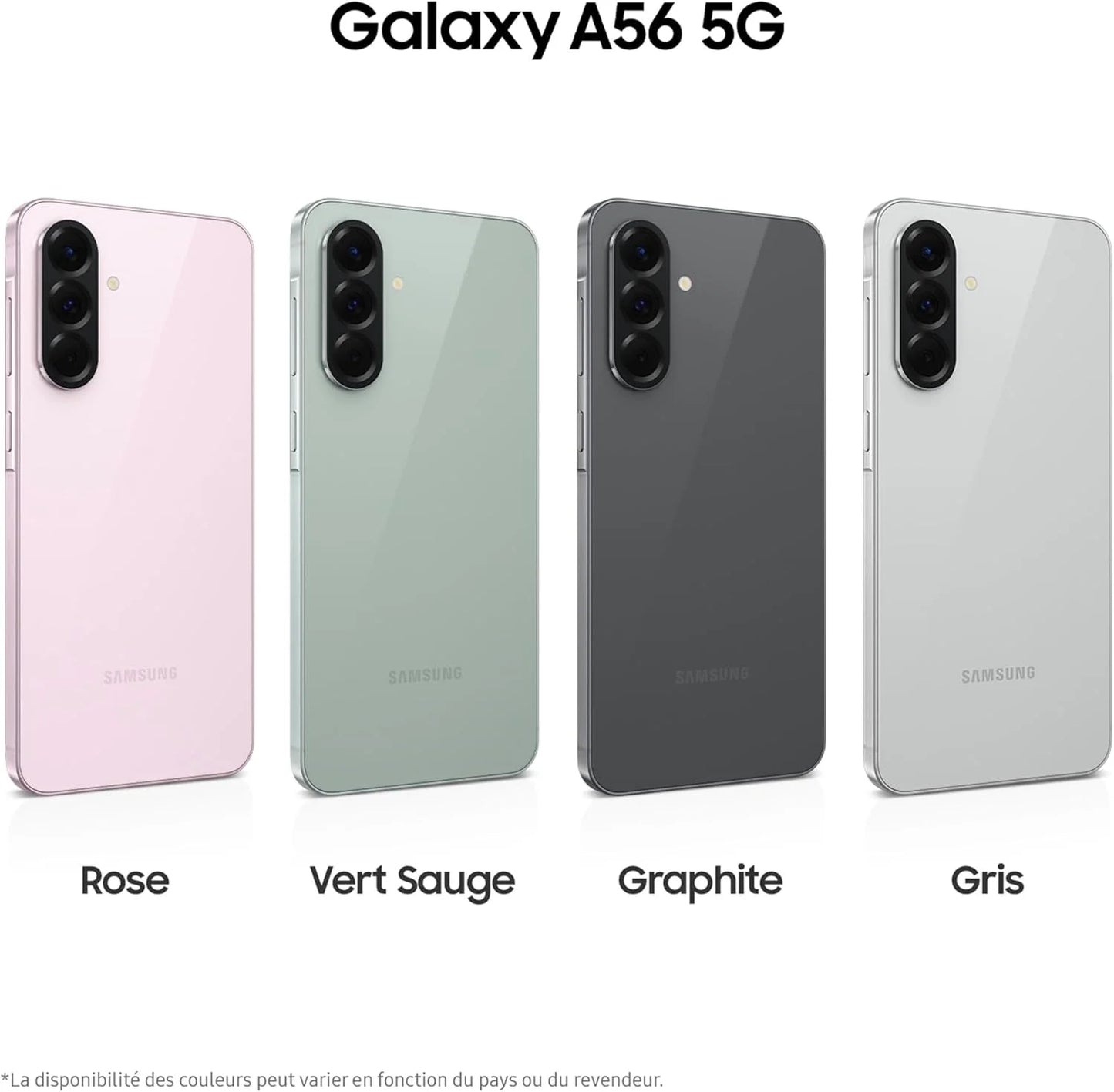 Samsung Galaxy A56 5G Smartphone Exynos 1580 6.7" Super AMOLED 120Hz Display 50MP Camera 5000mAh Battery Cellphone Middle East