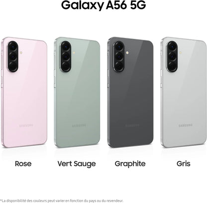 Samsung Galaxy A56 5G Smartphone Exynos 1580 6.7" Super AMOLED 120Hz Display 50MP Camera 5000mAh Battery Cellphone Middle East