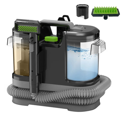 Aspiratore Lava Tappeti Portatile 500W ELOOLE – Pulitore Professionale per Tappeti, Divani, Auto e Tessuti con Aspirazione 12KPa, Doppio Serbatoio e 3 Spazzole