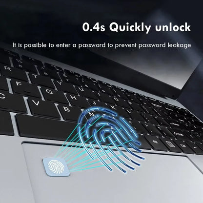15.6"  Windows 11 Laptop Computer Intel Celeron N4000 Computer Fingerprint Unlock Notebook Laptops i7 Gaming 16GB DDR4 1/2TB SSD
