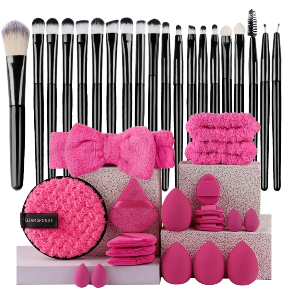 Makeup Brushes Set Premium Synthetic Kabuki Foundation