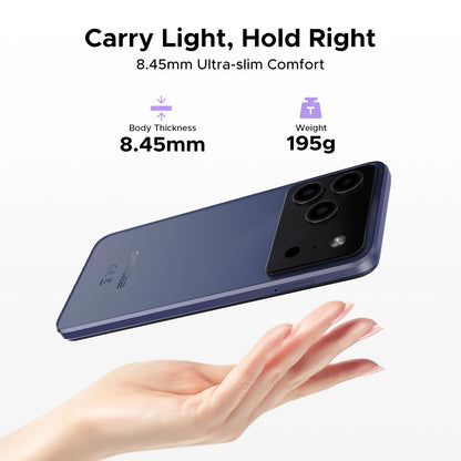 DOOGEE Note56 Plus Smartphone Android 16 48GB+256GB 6150mAh Large Battery 6.56'' 90Hz Display UNISOC T7225 50MP Camera NFC