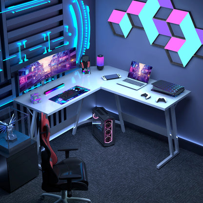 Devoko Gaming Desk Gamer Corner Desk 130*130cm Hoek PC computer desk L-front table