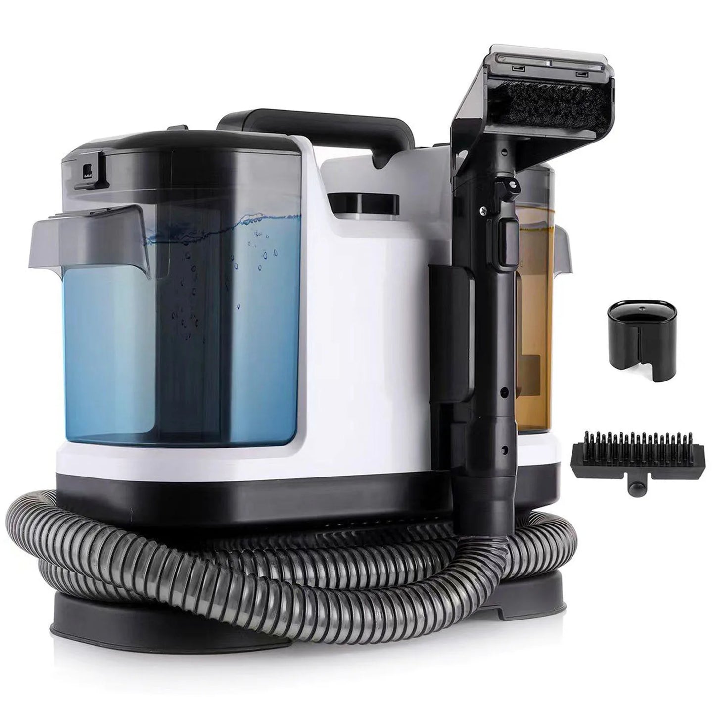 Aspiratore Lava Tappeti Portatile 500W ELOOLE – Pulitore Professionale per Tappeti, Divani, Auto e Tessuti con Aspirazione 12KPa, Doppio Serbatoio e 3 Spazzole