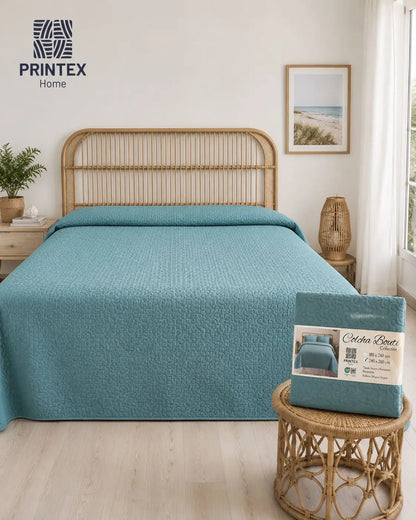 Printex Home Copriletto Estivo Reversibile Leggero - 100% Poliestere. TK