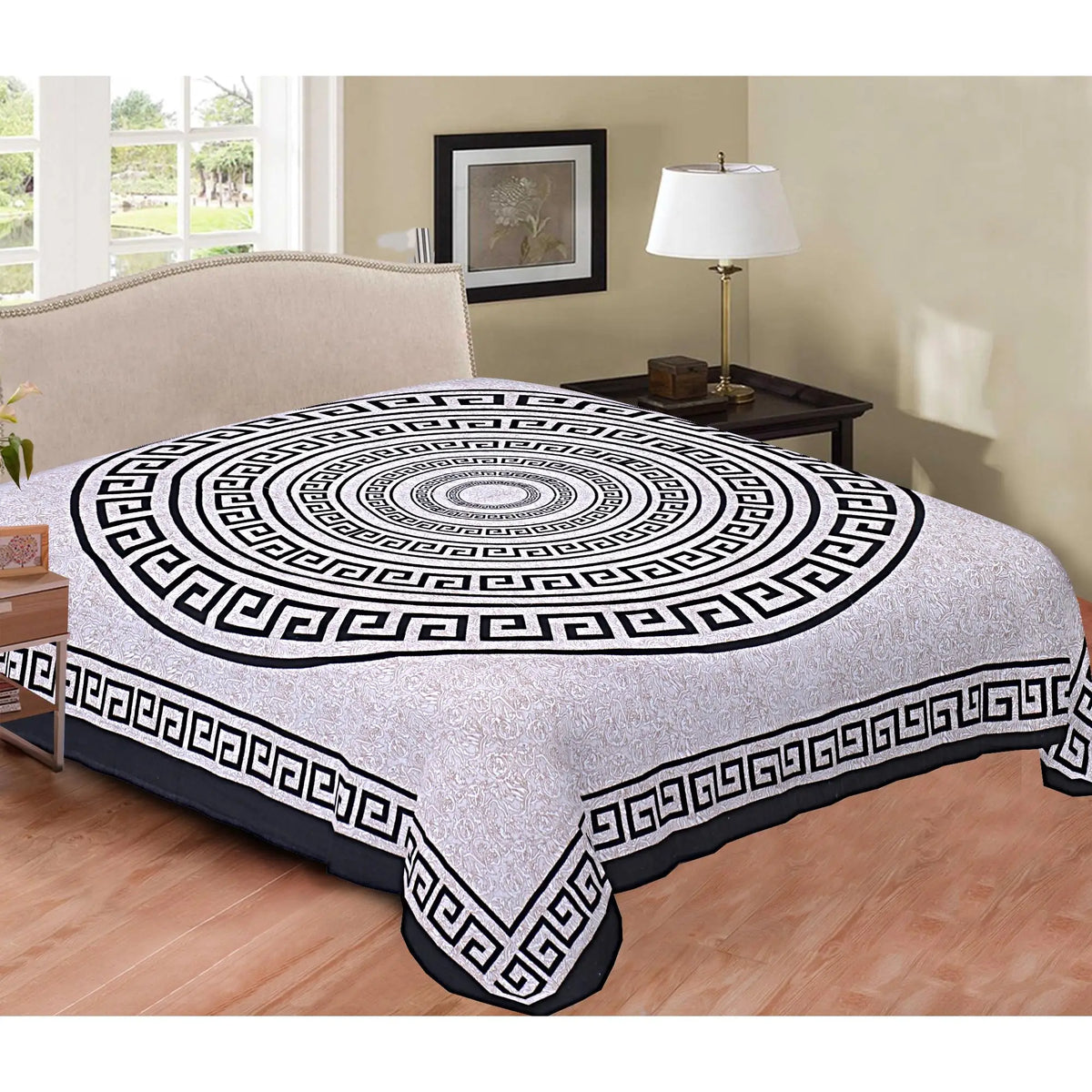 Printex Arazzo Matrimoniale in Stile Mandala Indiano - 210x230 cm. TK
