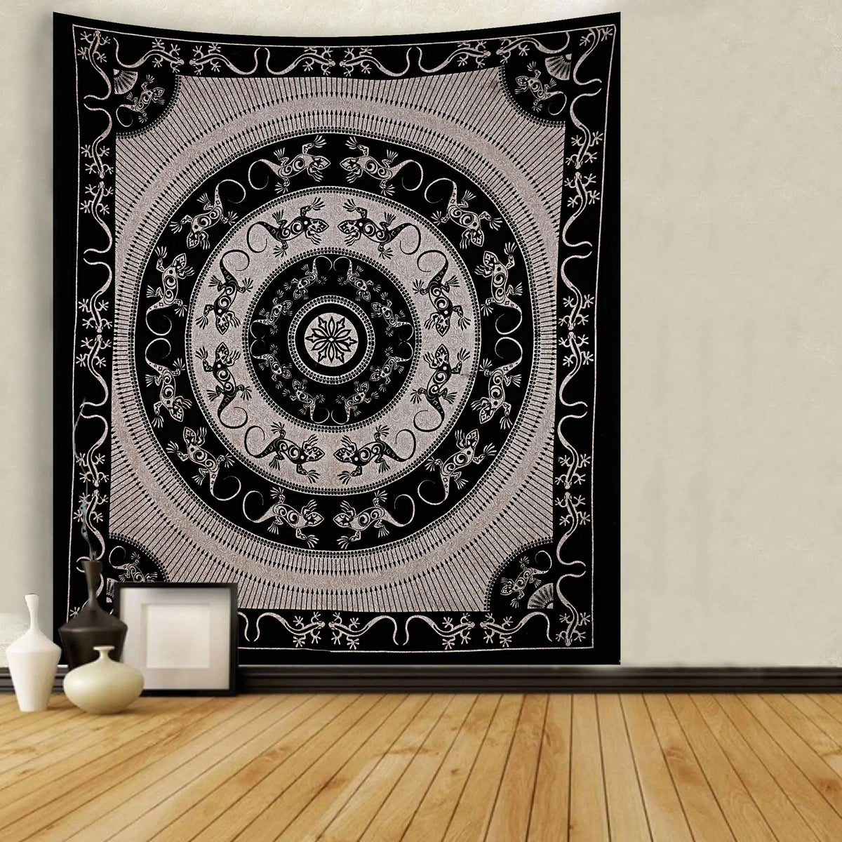 Printex Arazzo Matrimoniale in Stile Mandala Indiano - 210x230 cm. TK