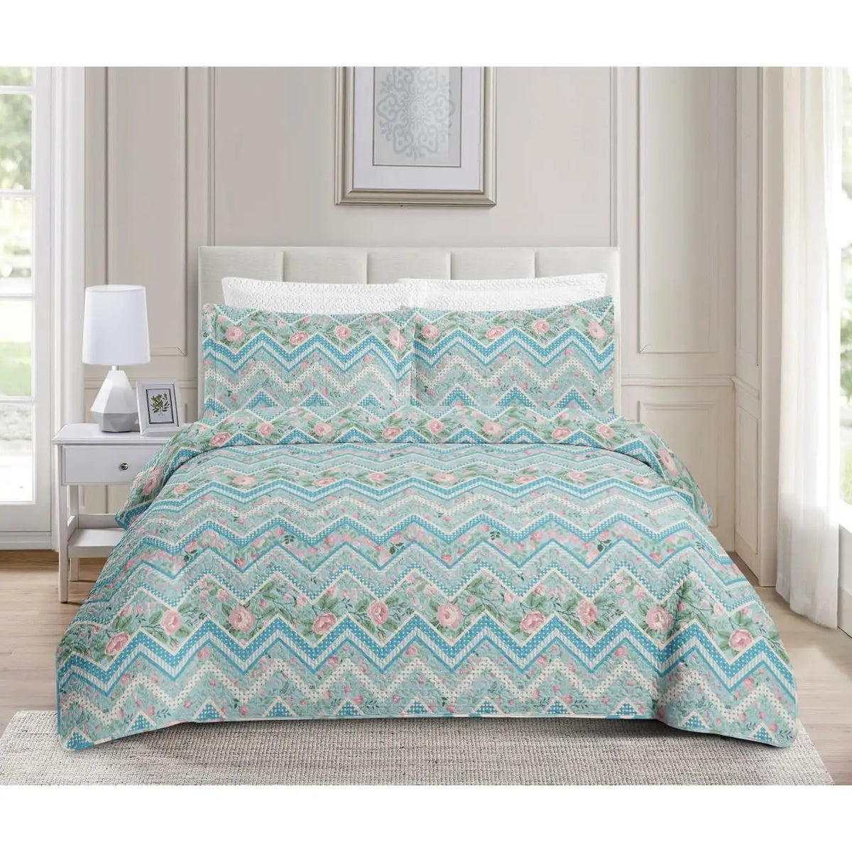 Printex Home Copriletto Estivo Reversibile Leggero - 100% Poliestere. TK