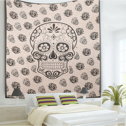 Printex Arazzo Matrimoniale in Stile Mandala Indiano - 210x230 cm. TK