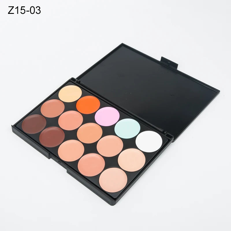 15 Colors Face Concealer Camouflage Cream Contour Palette
