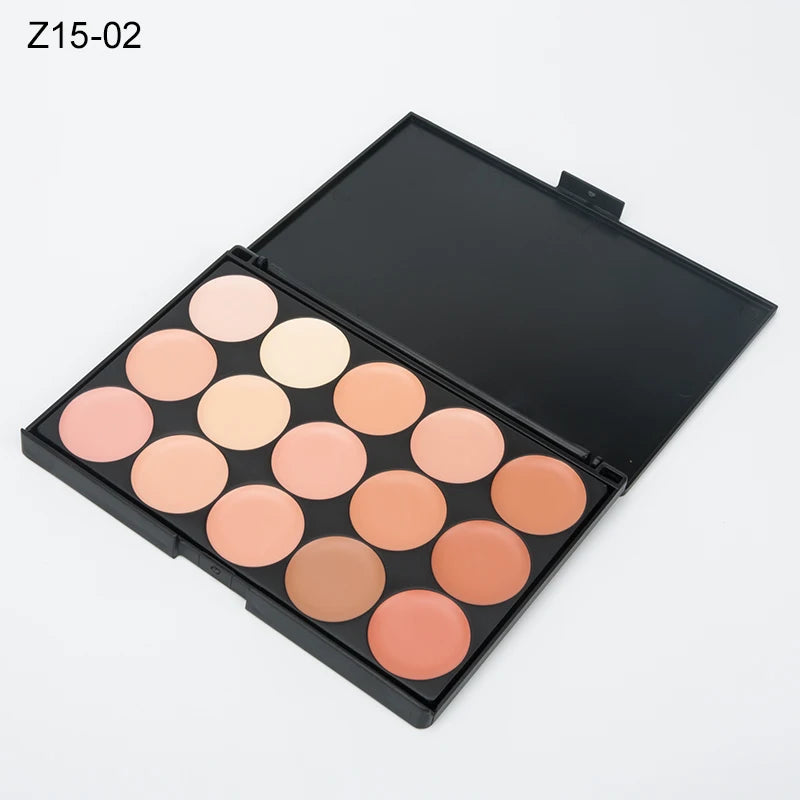 15 Colors Face Concealer Camouflage Cream Contour Palette