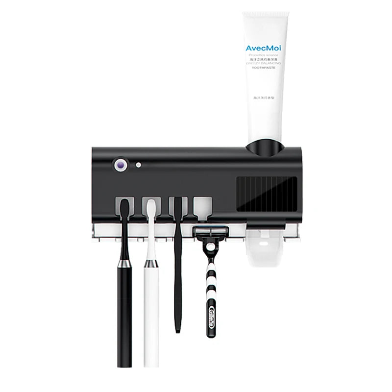Automatic Solar Energy UV Toothbrush Holder Wall Toothbrush