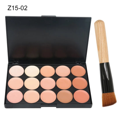 15 Colors Face Concealer Camouflage Cream Contour Palette
