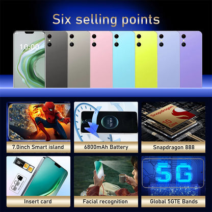 2026 Original Smartphone S26 Ultra 5G 7.0HD Dual Sim Card 16G+1TB Cell Phone