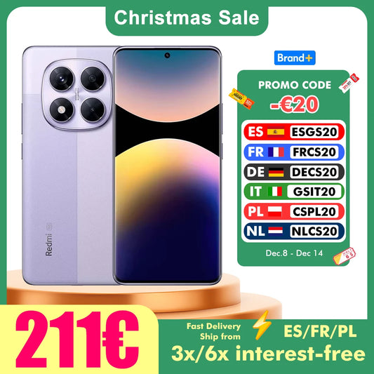 Xiaomi Redmi Note 14 Pro 5G 8GB/256GB 12GB/256GB 12GB/512GB NFC Global Version Cellphone