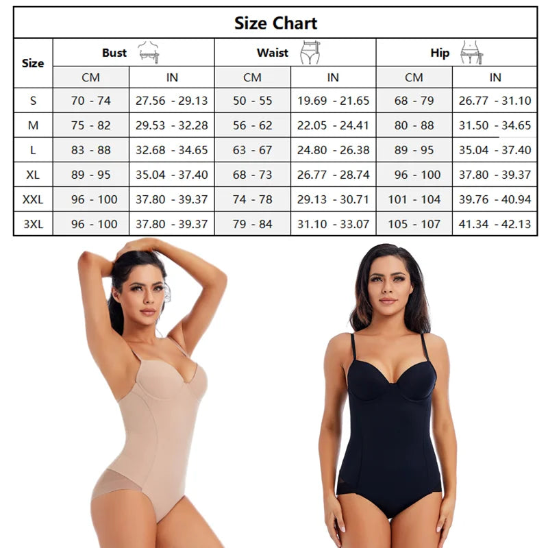 Wechery Body Contenitivo Modellante con Coppe e Ferretto - Low Back. TK