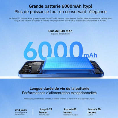 【Brand+】Xiaomi Redmi 15C Global Version 50MP main camera