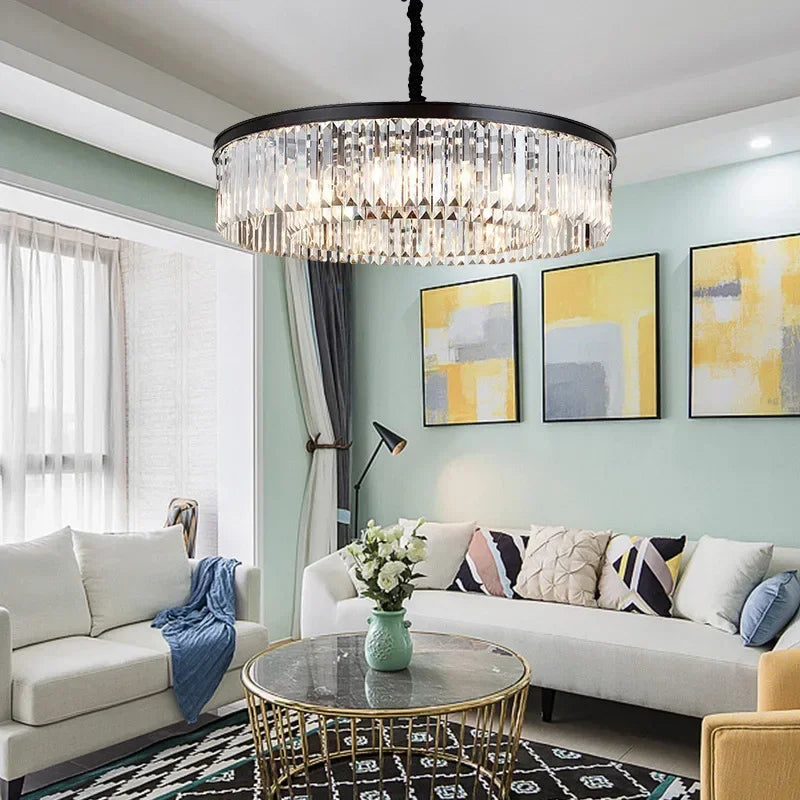 Light Luxury Crystal Chandelier Modern Designer Luxurious Ceiling LED Light  Living Room Bedroom, Dining Room Lighting Fixtures