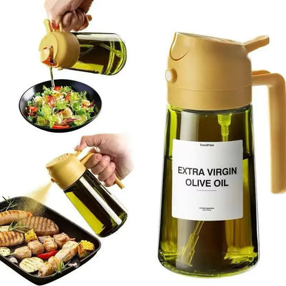 470ML/16oz Light-Blocking Dark Oil Sprayer for Cooking