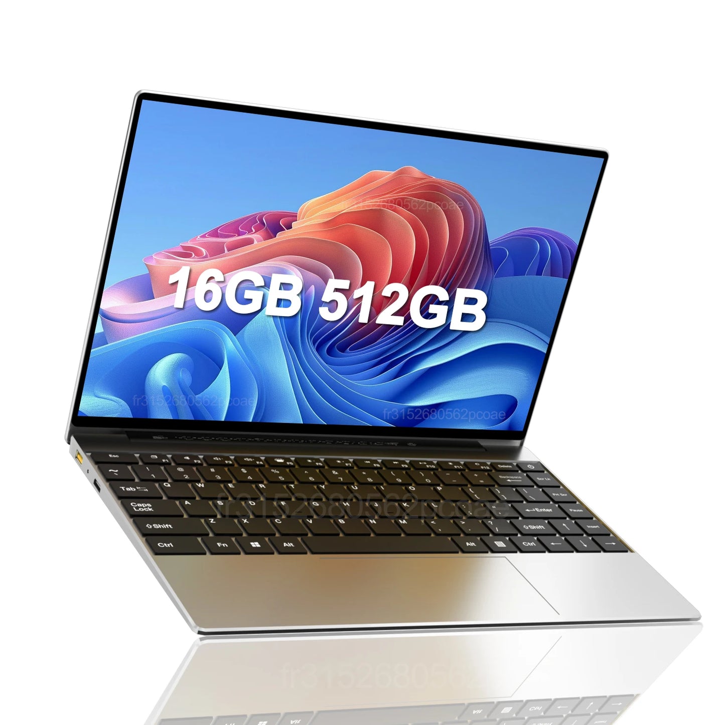 LENO Laptop 14.1” Ultra Slim | 16GB RAM 2TB SSD | Intel N3700 | Windows 11 | Full HD IPS | Notebook Leggero per Studio, Lavoro e Gaming