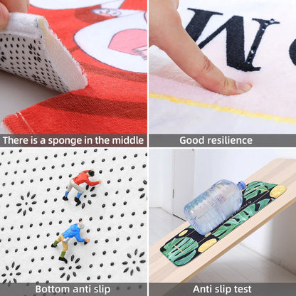 Multi-purpose Sponge Water Absorption Mat: Kitchen, Bathroom Bathroom Anti-skid, Moisture Absorption, Machine Washable Carpet