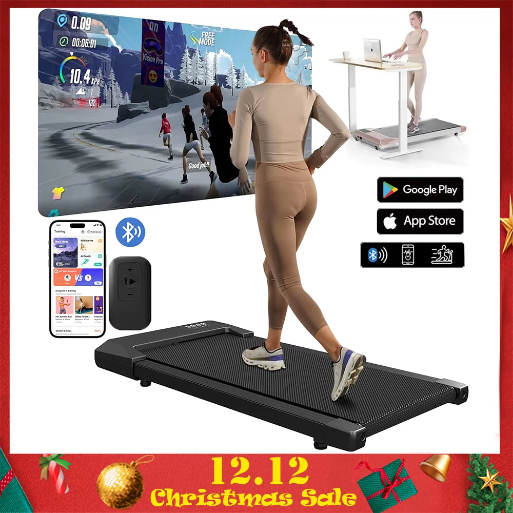 300lbs Treadmill for Home 2.5HP Treadmills Walking Pad LCD