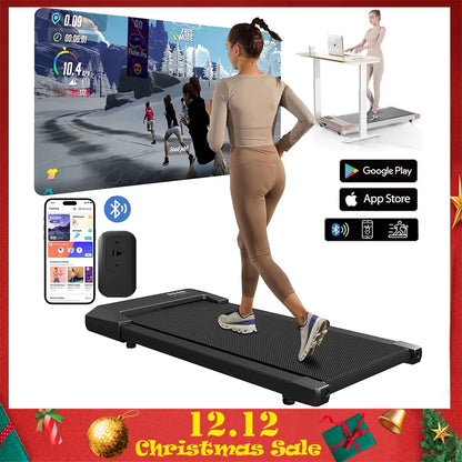 300lbs Treadmill for Home 2.5HP Treadmills Walking Pad LCD