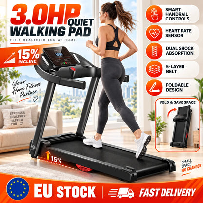 Tapis Roulant Sinaopus 14 Km/H | Inclinazione 15% Pieghevole. TK