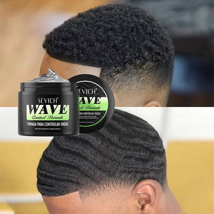 100g Deep Wave Control Pomade For African Men 360 Style Wave Styling Hair Cream Lasting Styling Hair Mud Hair Styling Product
